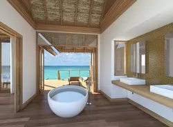 Water Villa Bath (Rendering)